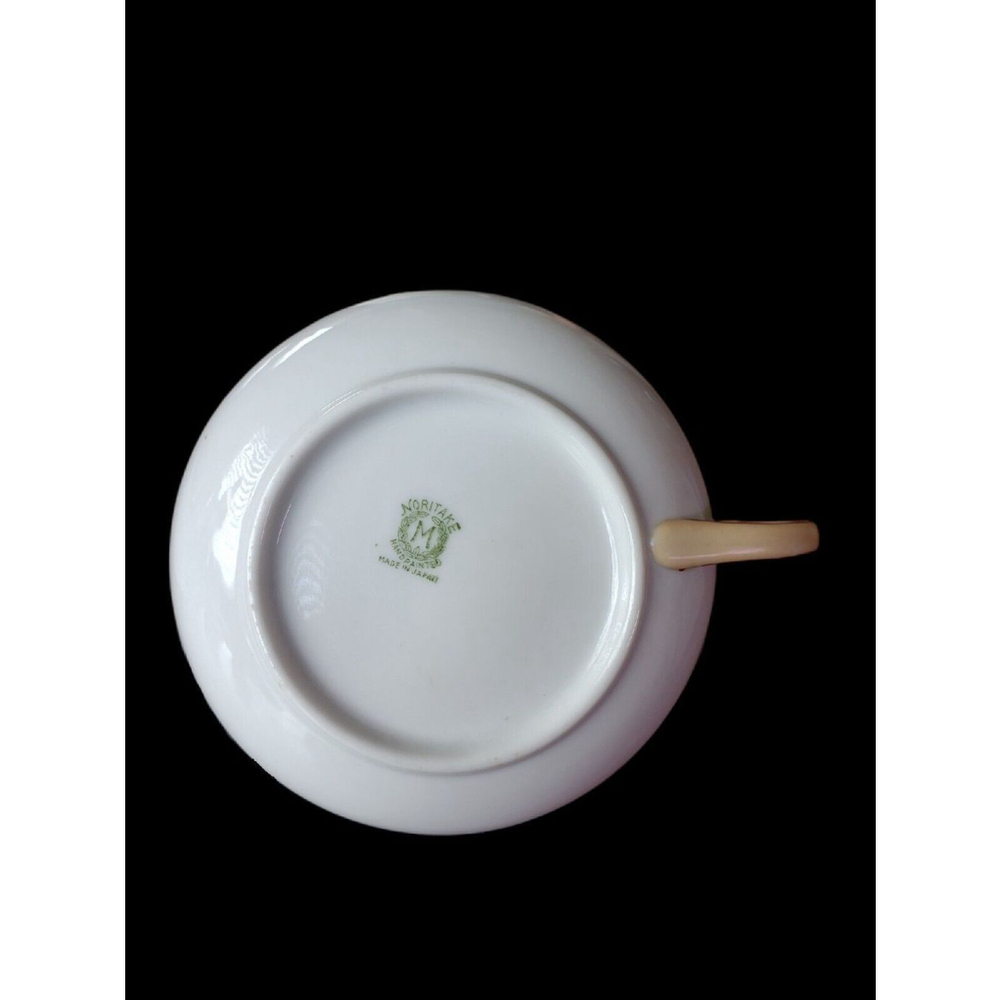 Vintage Hand Painted Noritake Nappy Dish ? Moriage details on handle - Picture 3 of 7